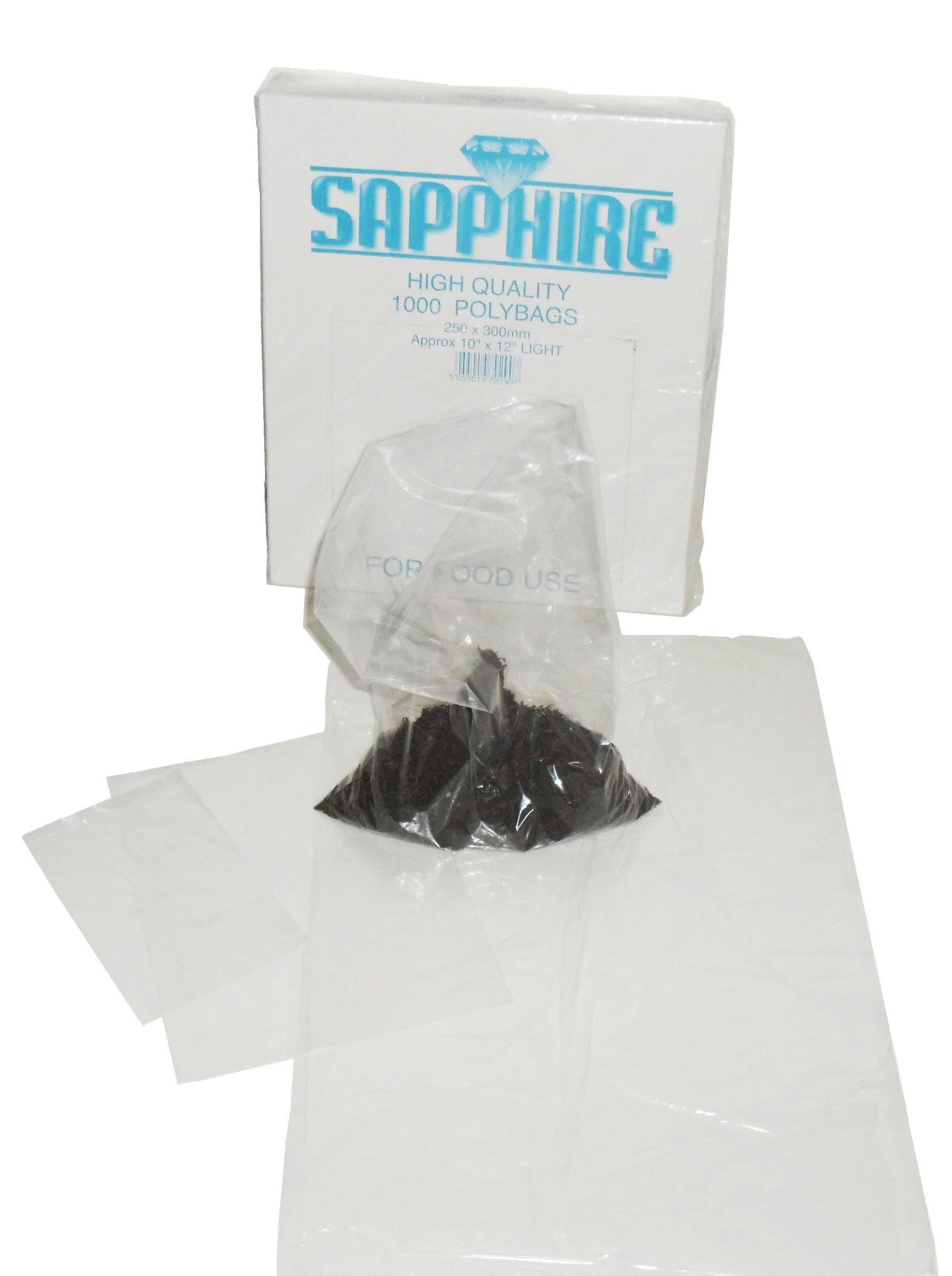 15x20 - 120g Clear Poly Bags