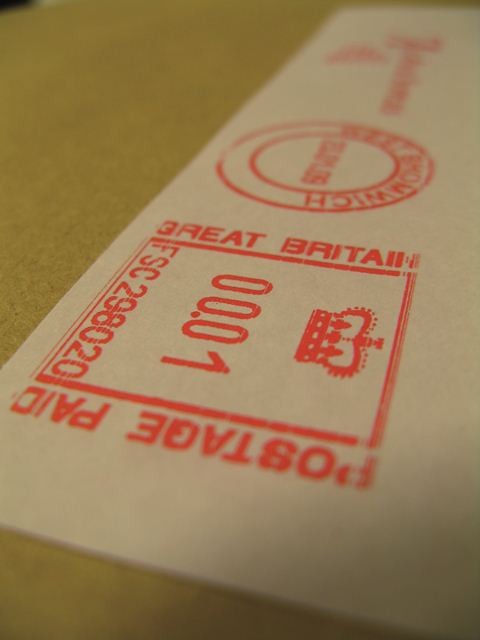 Franking labels=