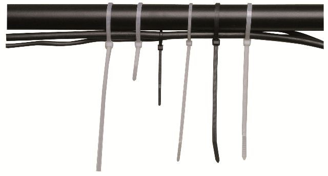 6 x3.6mm - Black Cable Ties