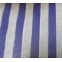 19x21 - Blue Striped Paper Bags