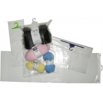 12.5x8.75+2.5 - P/P S&RS Bags With Hook